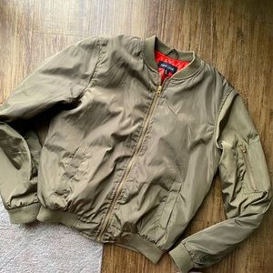 Green Bomber Jacket